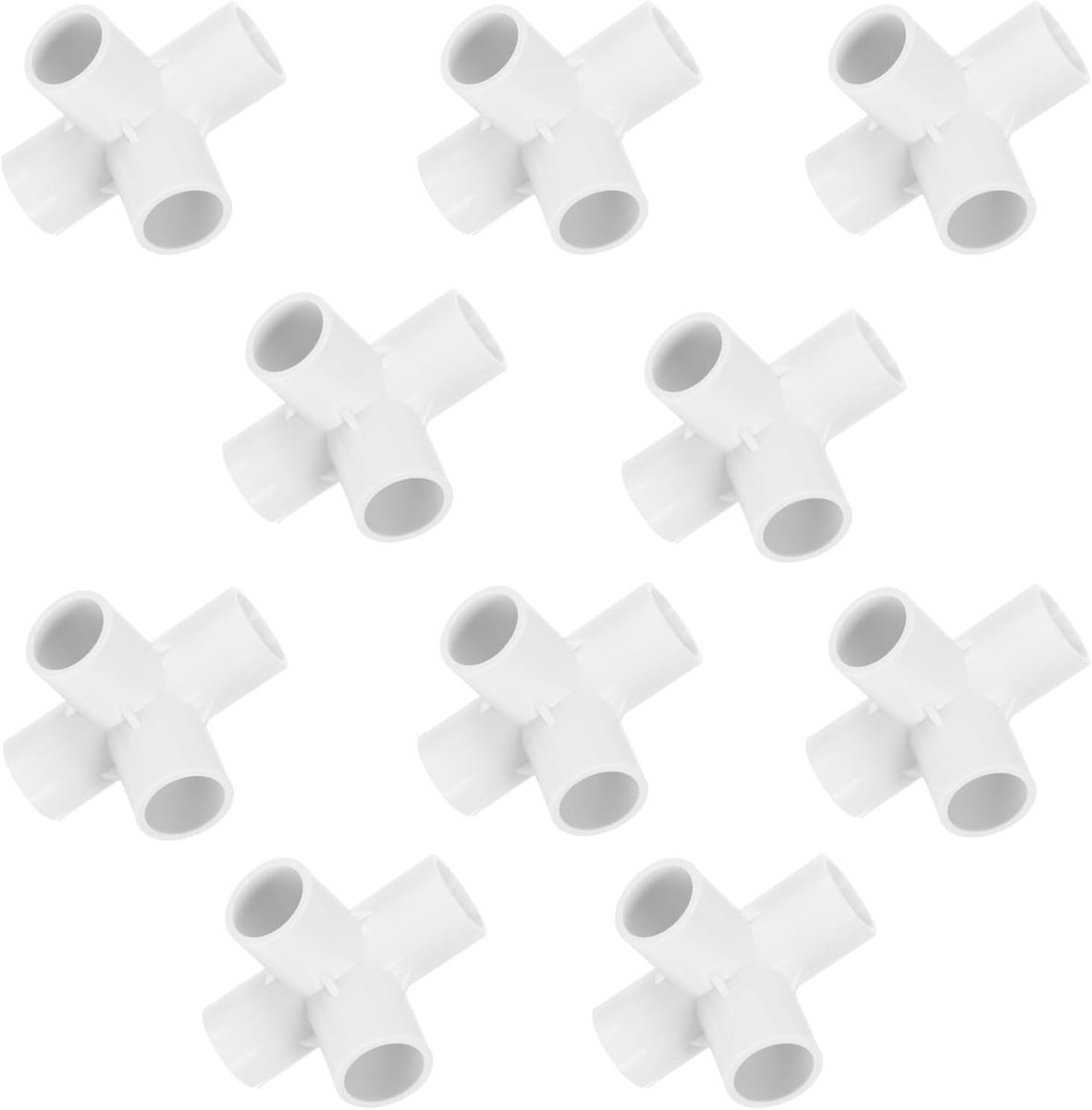Jojofuny 10stuks Water Fittingen Vierkante Hoekverbindingen Verstelbare Waterbuizen Adapters Voor Thuisgebruik Projecten Duurzaam Warmtebestendig