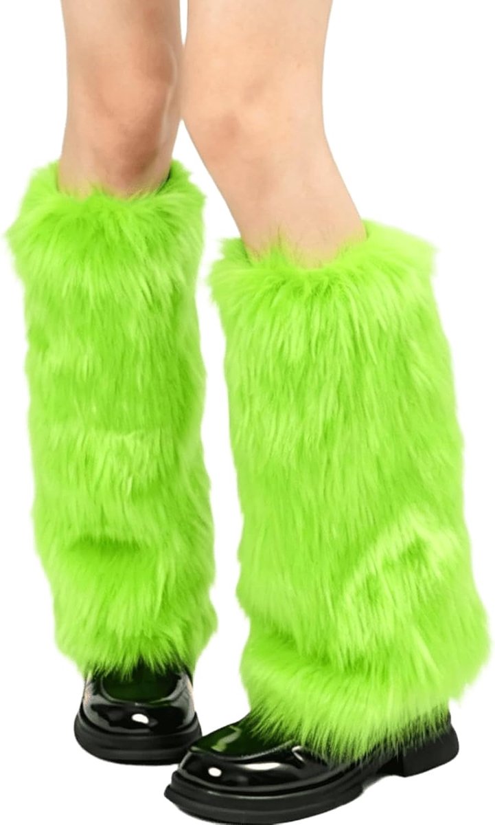 2 stuks berenkostuum accessoireset met pompom hoofdband pluizige beenwarmers pompon haarstrik en bontlaarzen voor volwassenen en dames