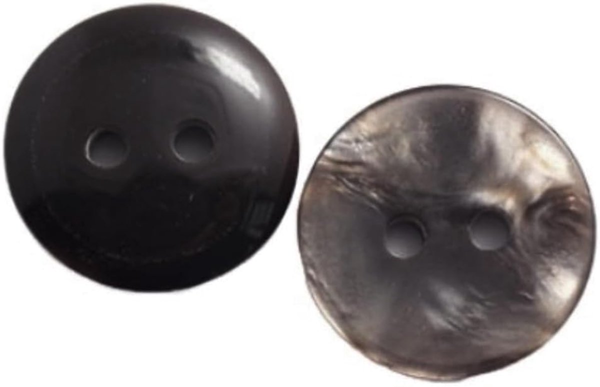 Knopen voor naaien, knutselen, kunstmatige schelpknopen, knopen 2 gaten, buttons voor doe-het-zelf naaien, trui, mantels, vest, pak, overhemd, vest, kostuumnaaien, geschenkdoosdecoratie