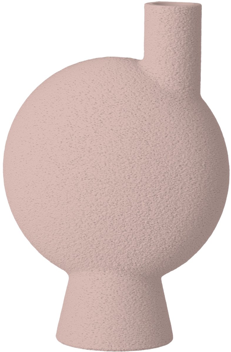 Layvo Helia Vaas - Bloesem - 20 cm - droogbloemen vaas - organische vaas - gerecycled plastic