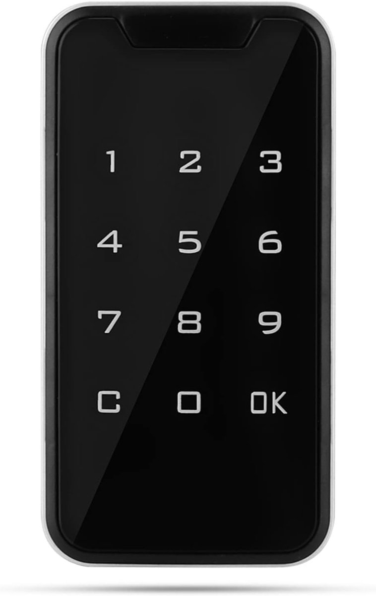 Premium Zinklegering Slim Elektronisch Wachtwoordslot, Duurzaam