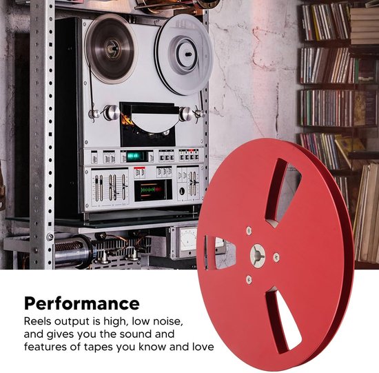 Aluminium Tape Reel van 7 Inch voor Dataopslag en Opname met Spindelgaten en Duurzaam Ontwerp — afbeelding 5