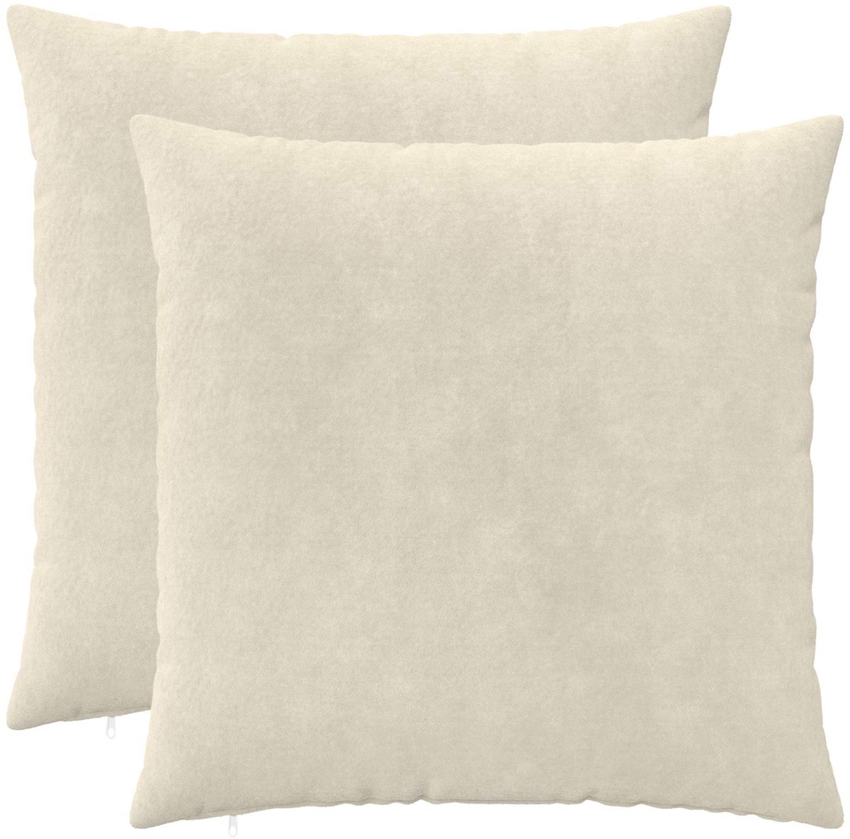 vidaXL Dekenkussen - 2 - st - HEERLEN - Crèmekleurig - 55 - x - 55 - cm
