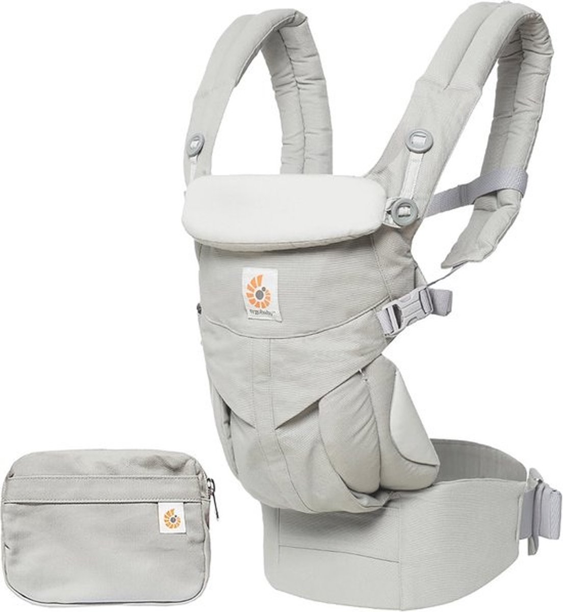 Comfortabele babydraagzak - voor alle draagposities - Ergonomisch - en praktisch