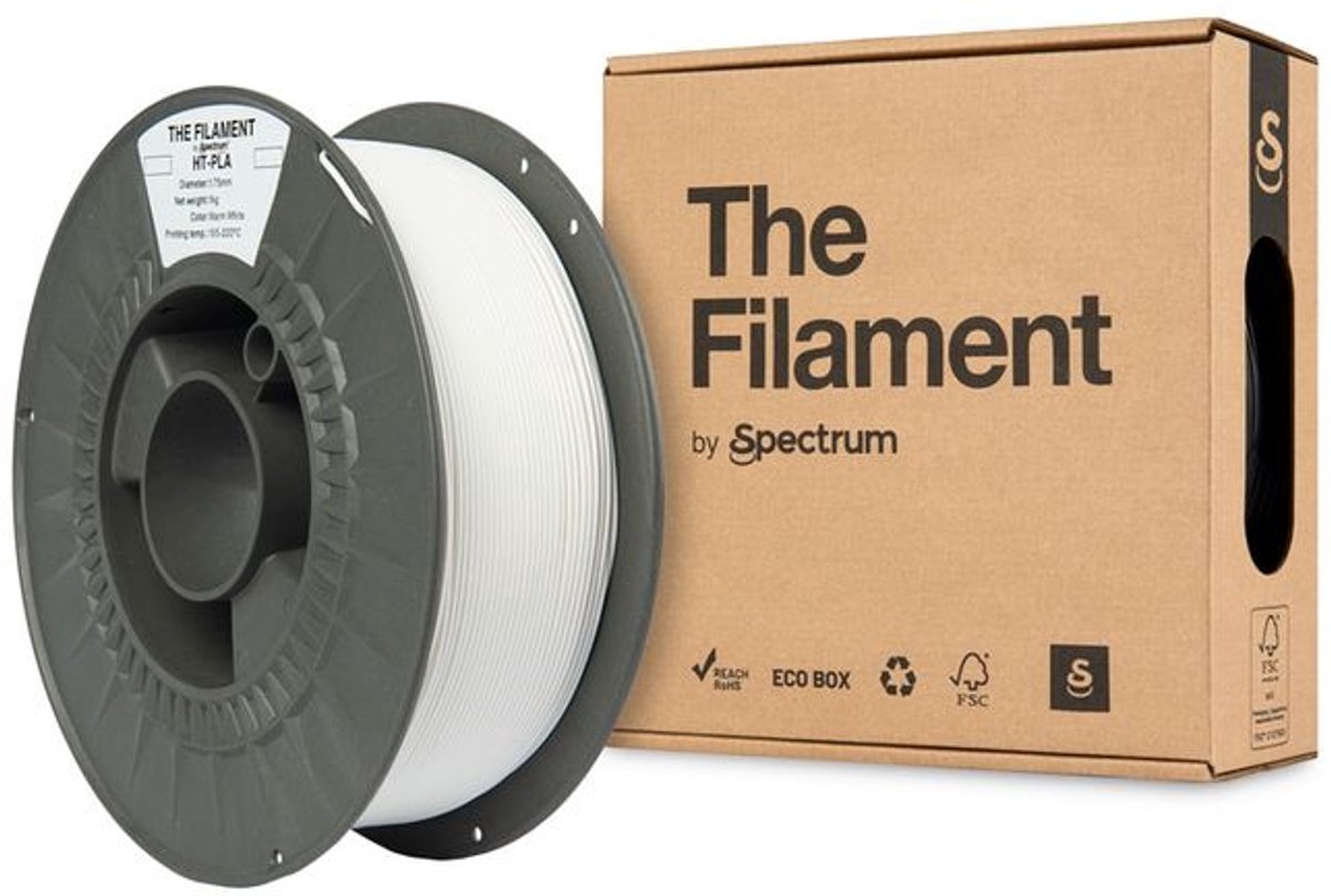 The Filament by Spectrum HT-PLA warm Wit 1 kg Filament