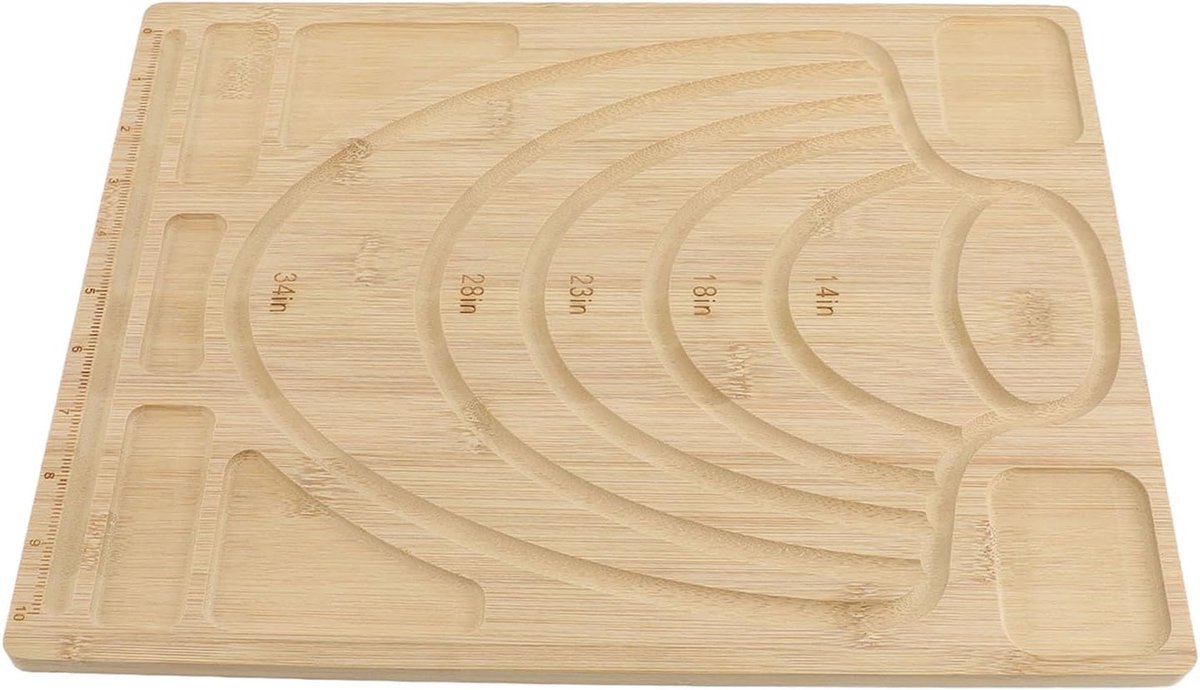 Kralenbord Sieraden Maken Kralen Lade Ketting Ontwerp Mat Meerdere maten Inch Meetmateriaal voor het maken van sieraden Crafters Volwassenen Peuters 11,2 x 15 x 0,4 inch