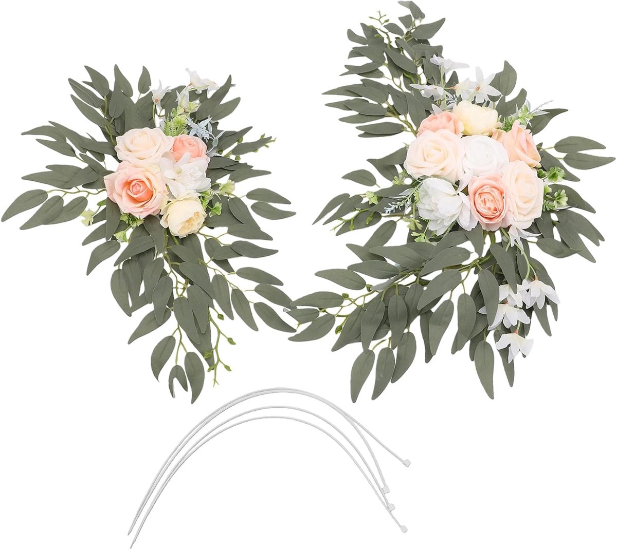 Bloemen voor Welkomstborden Kunstmatige Huwelijksboog Bloemen Swag Arrangement Achtergrond Decoratie (18256)