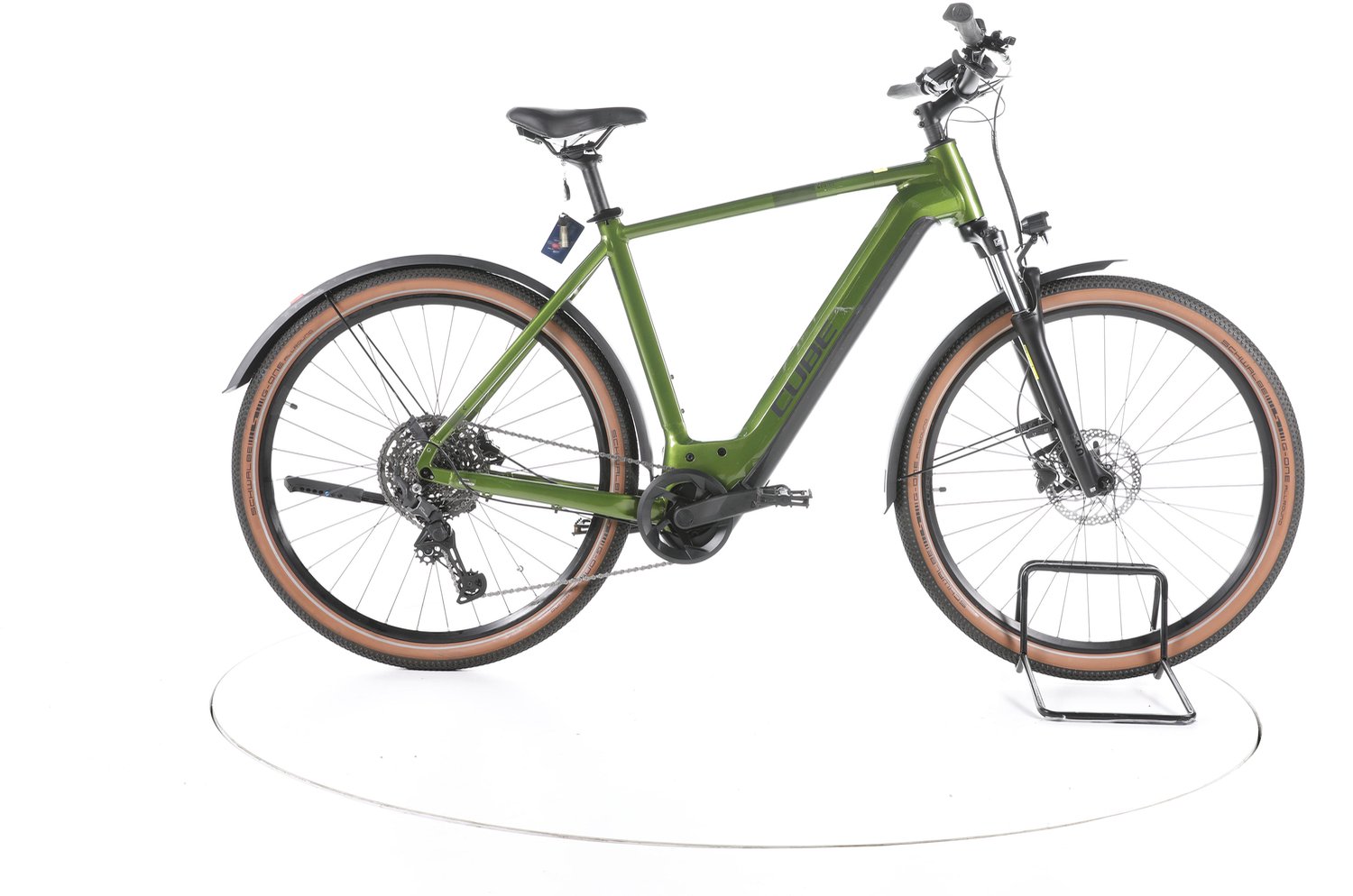 Cube Nuride Hybrid Pro Elektrische trekkingfiets Bosch Accu 750Wh 29 2024 groen