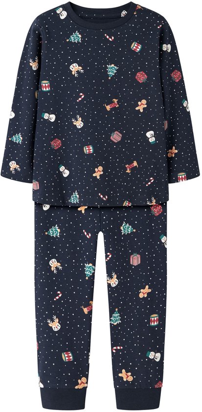 Name it kerstpyjama kinderen (navy)