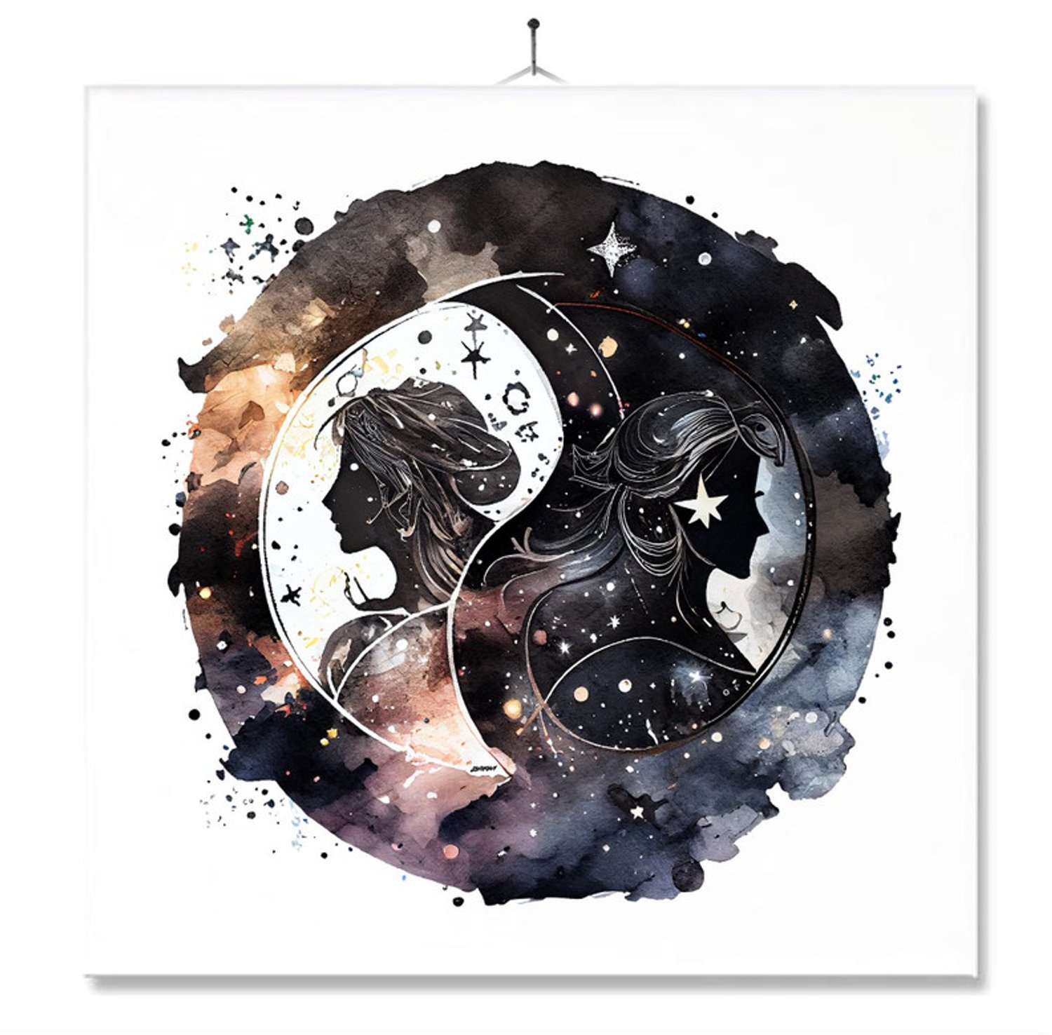 MC Living Tegel Met Opdruk | Verjaardag kado | Cadeau | Horoscoop | Tweeling Ontwerp 1