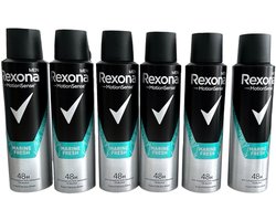 Rexona Men Marine Deodorant - 6 x 150 ml - Voordeelverpakking
