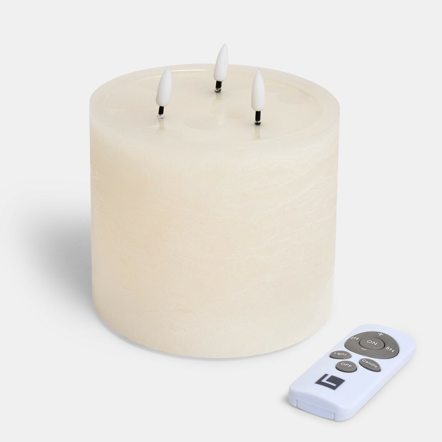Loberon Ledstompkaars Solería crème