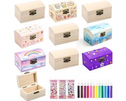 10 Mini Schatzkisten voor kinderfeestjes