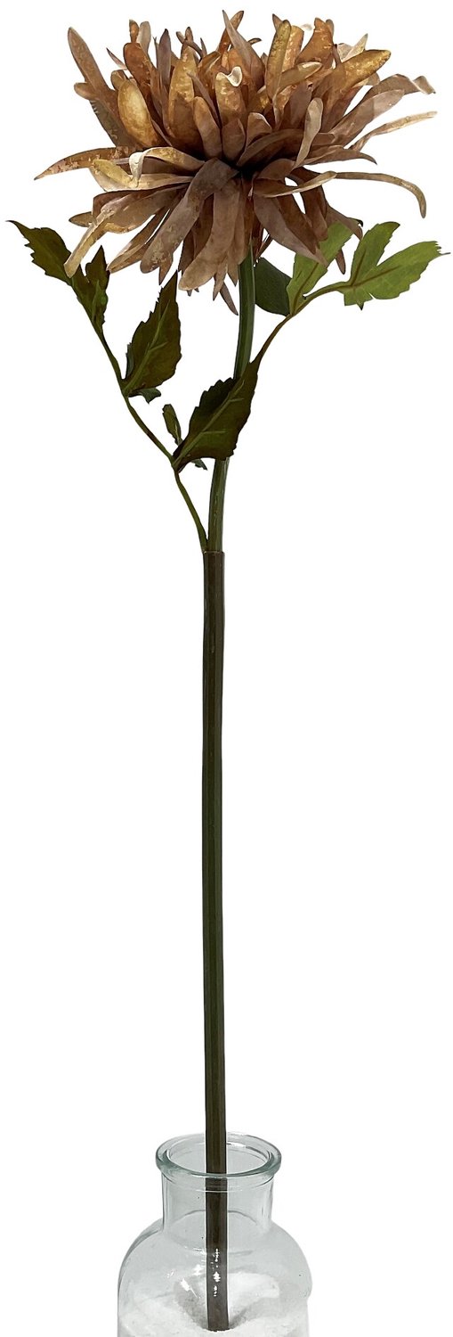 homebound by ky Kunstbloem Chrysant 67cm taupe Beige