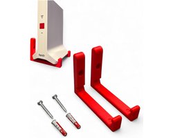 Wandhouder voor AVM FRITZ!Repeater 3000 AX - 2 stuks - inclusief Fischer DuoPower-pluggen - ruimtebesparende montage - m-winkel