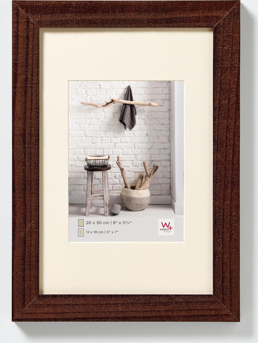 Walther Home - Houten lijst - Fotoformaat 60x90 cm - Walnoot