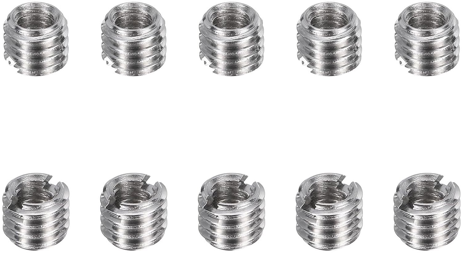 Gewindeadapter M6 naar M4, 5 mm lang, 10 stuks
