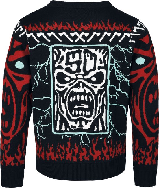 Iron Maiden EMP Signature Collection Heren Christmas jumper - meerkleurig - XXL