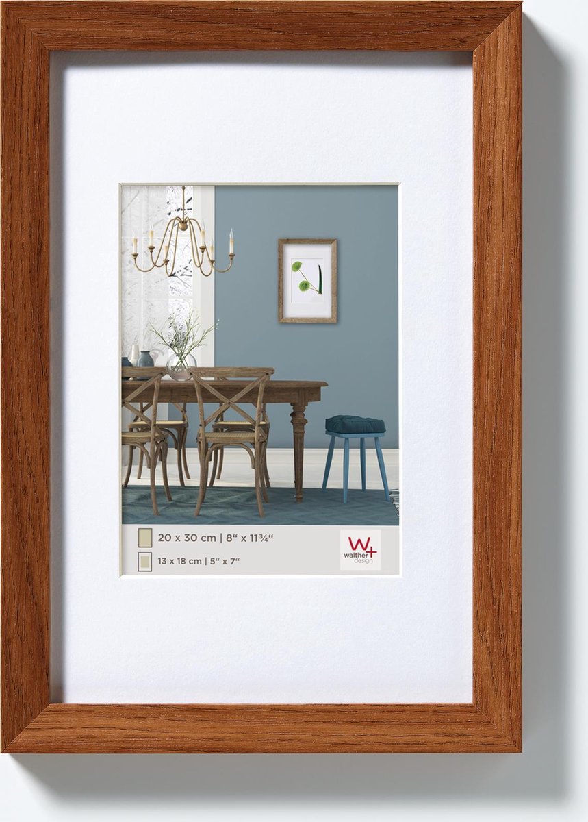 Walther Fiorito - MDF Houten lijst - Fotoformaat 30x40 cm - Donkere eik