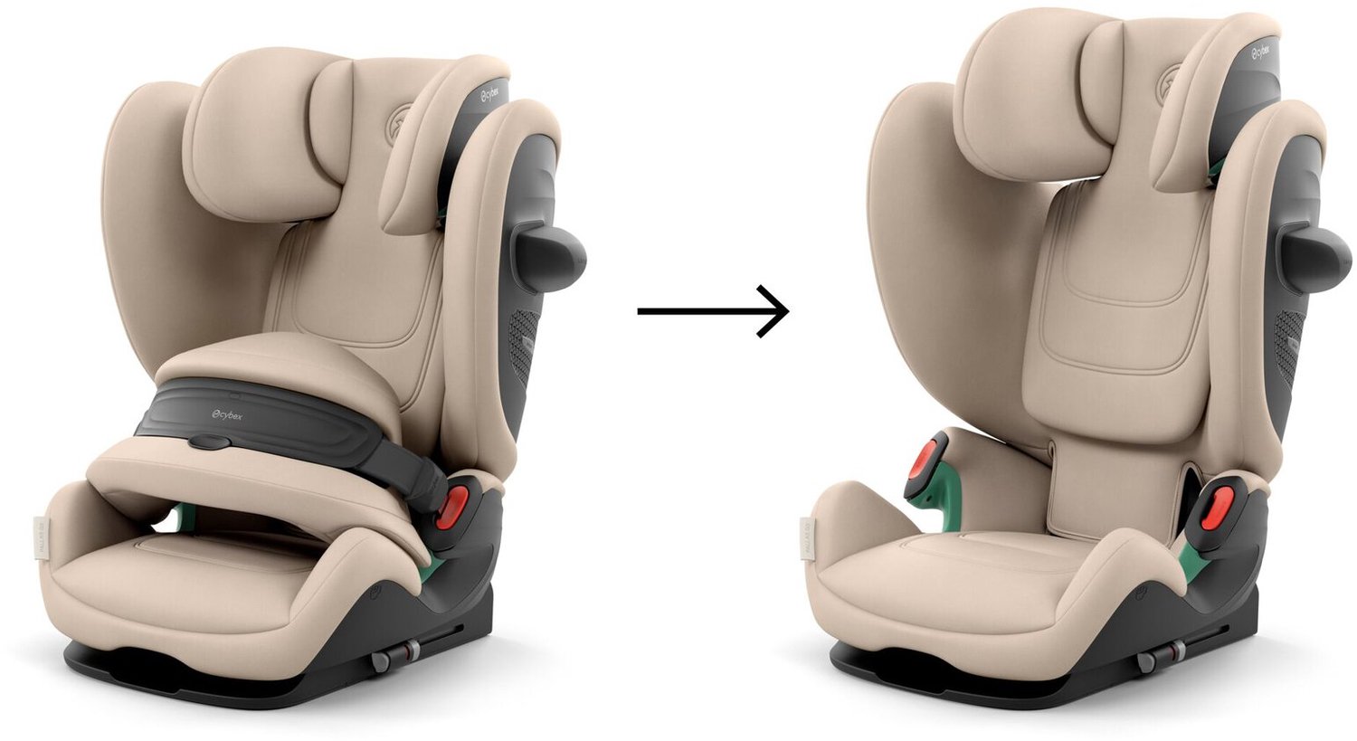 Cybex Pallas G3 - Autostoel Almond Beige (comfort bekleding) – foto 5
