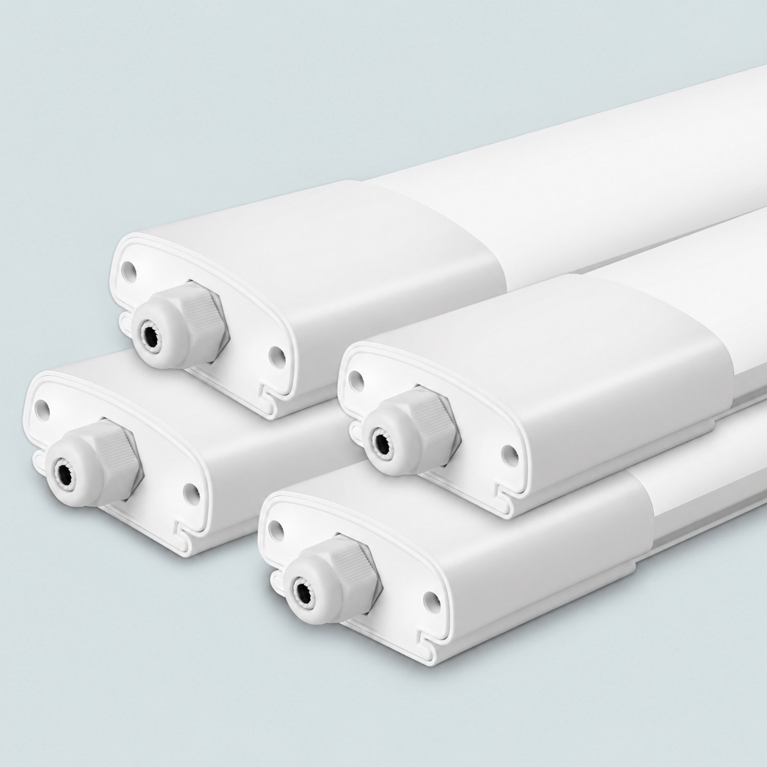 LOVHAUS 4x LED TL Armatuur 60 cm - 20W - 2200 Lumen - Neutraal Wit - IP66 - Koppelbaar