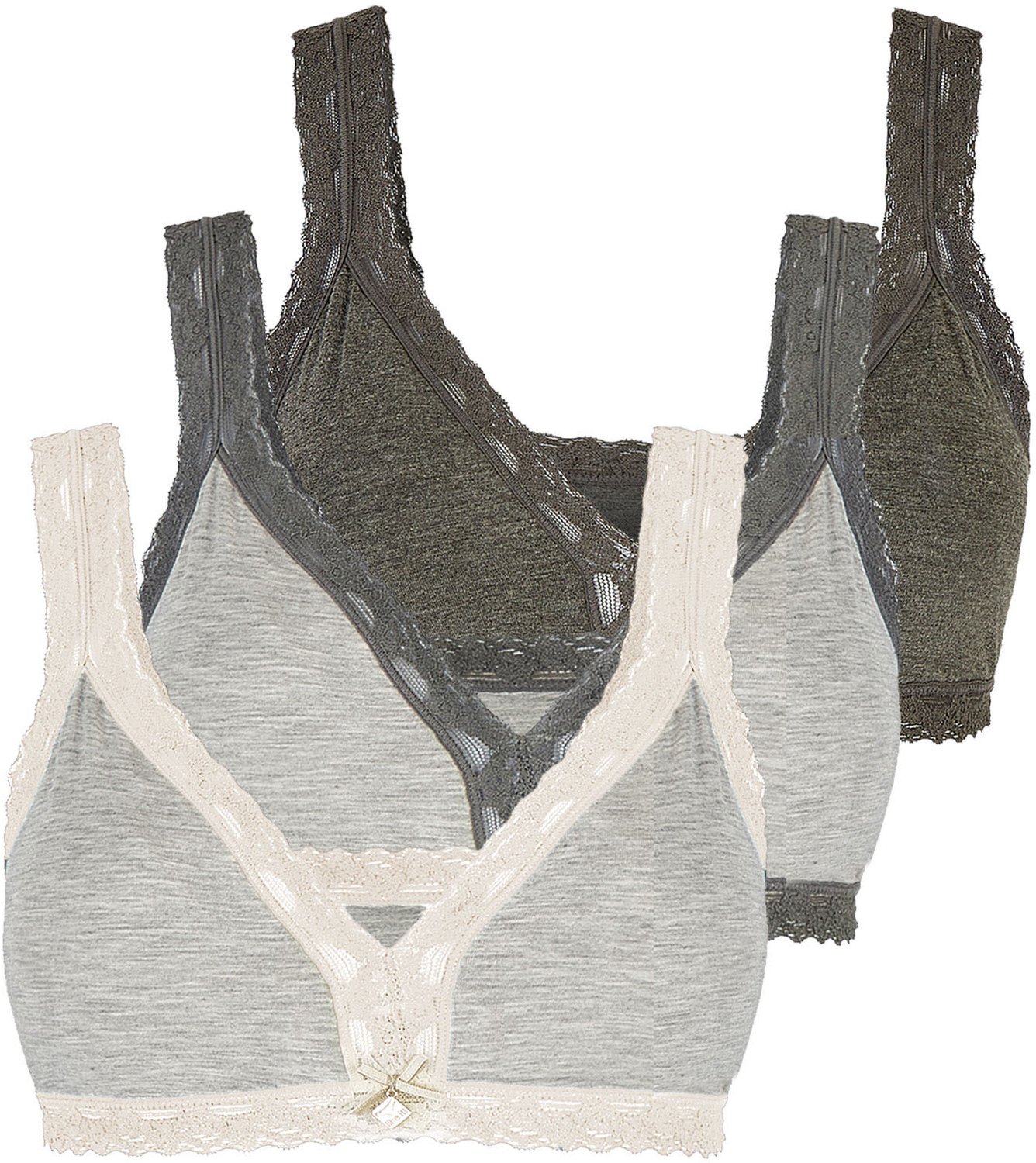 3-pack bustiers met pads Kim