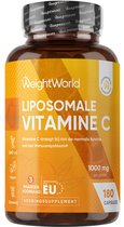WeightWorld Liposomale Vitamine C capsules - 1000 mg - 180 capsules - 3 maanden voorraad - Tot 7 keer betere opname - Vegan