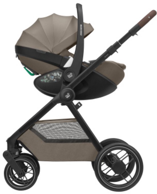 Maxi-Cosi Accessoireset voor Oxford Kinderwagen - Voetenzak, Luierrugzak, Bekerhouder, Autostoeladapters, Regenhoes - Twillic Truffle — afbeelding 4