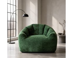 CHICFURN Zitzak - Ergonomisch - Rond met rugleuning - Groen