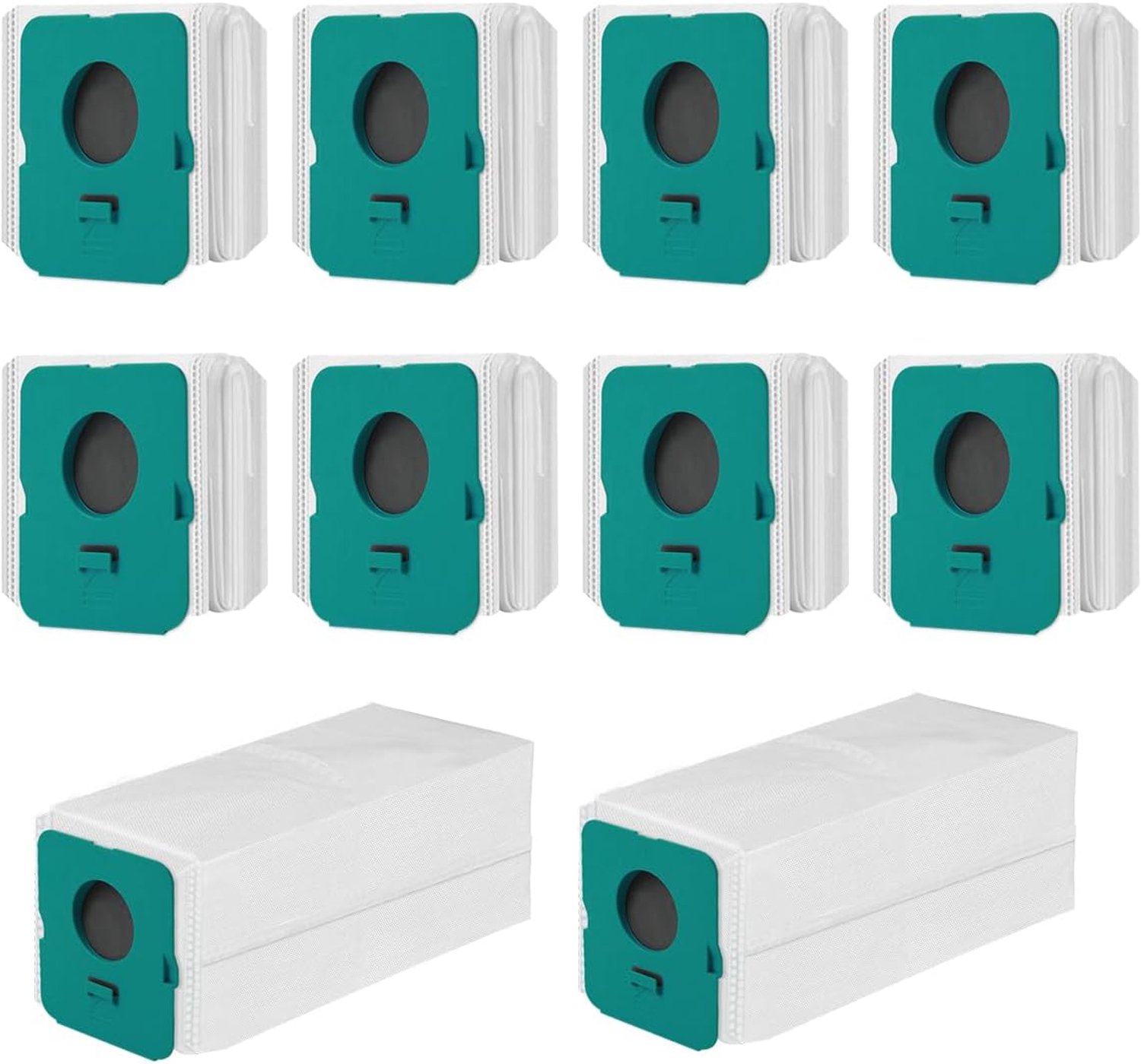 Set van 10 stofzakken geschikt voor Samsung Bespoke Jet VCA-ADB95 Clean Station, vervangende accessoires, compatibel met Clean Station-stofzuigeraccessoires
