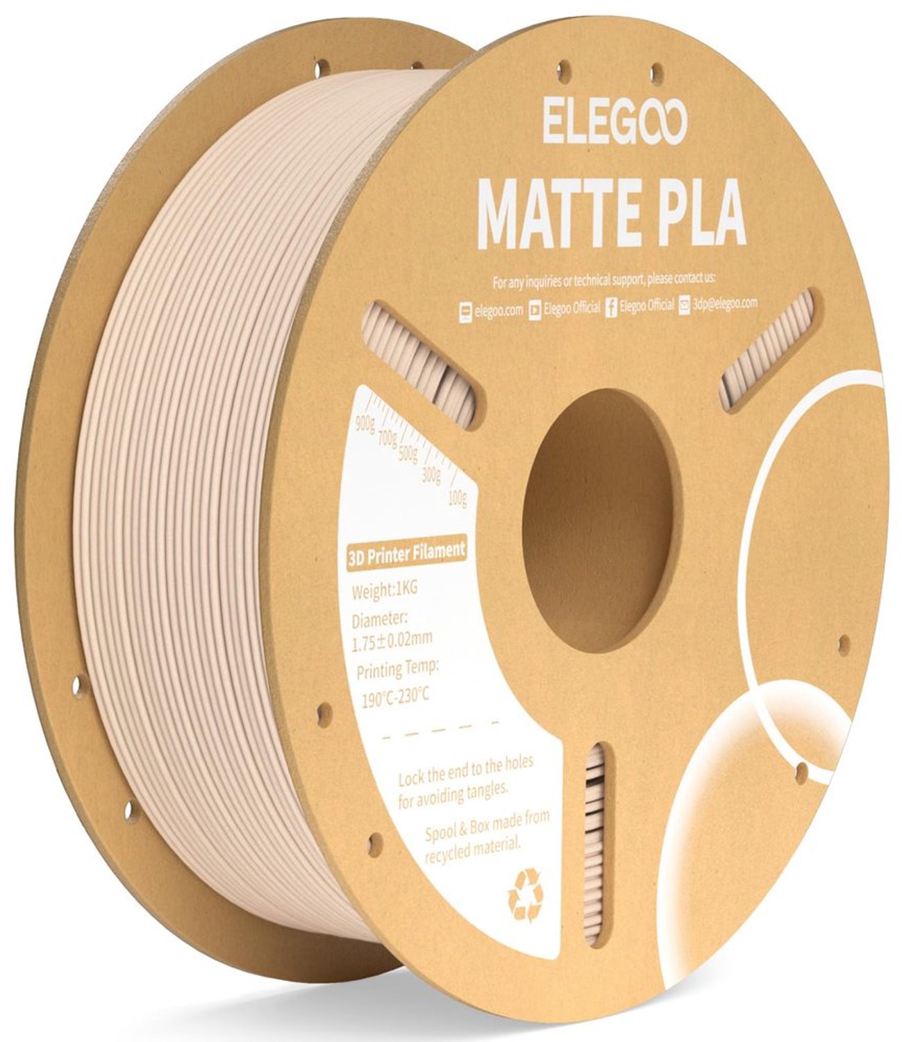 Matt PLA Filament 1KG voor 3D Printers