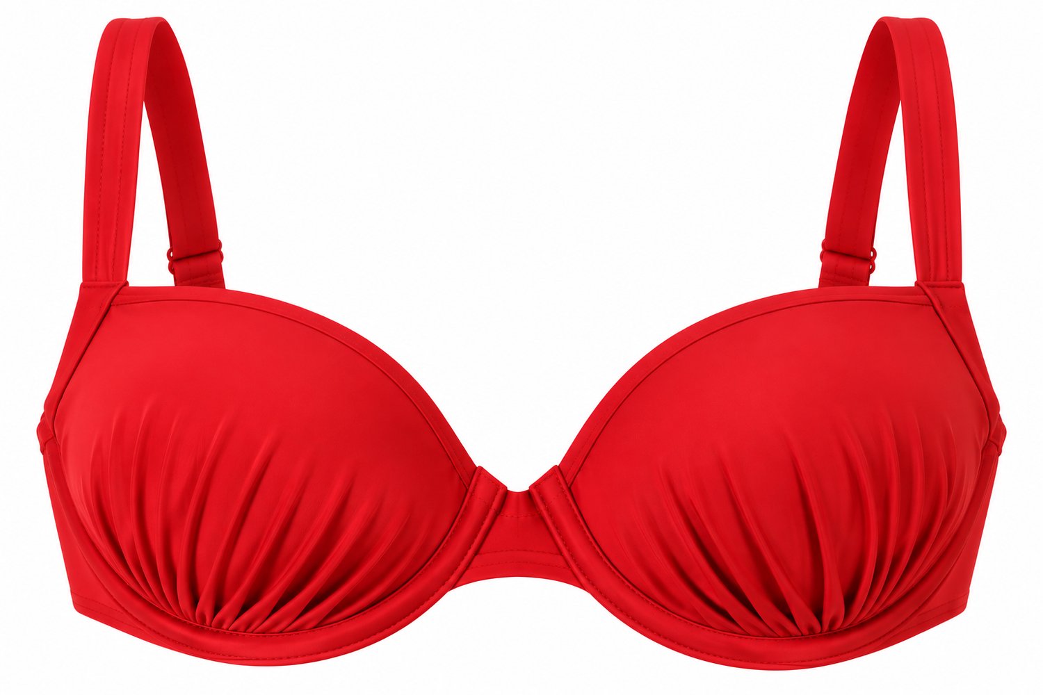 Cyell Top Foam Wired NOOS Bikinitop Dames – Maat 38 – Voorgevormde Cups – Met Beugel – Comfortabele Bikini BH – Dames Badmode rood