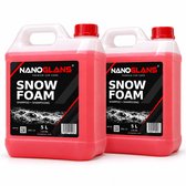 Nanoglans Snow Foam shampoo 10L | Voorwas | Voordeelpakket 2x5L | Krachtige Reiniging en Bescherming - Ideaal voor Gecoate Oppervlakken