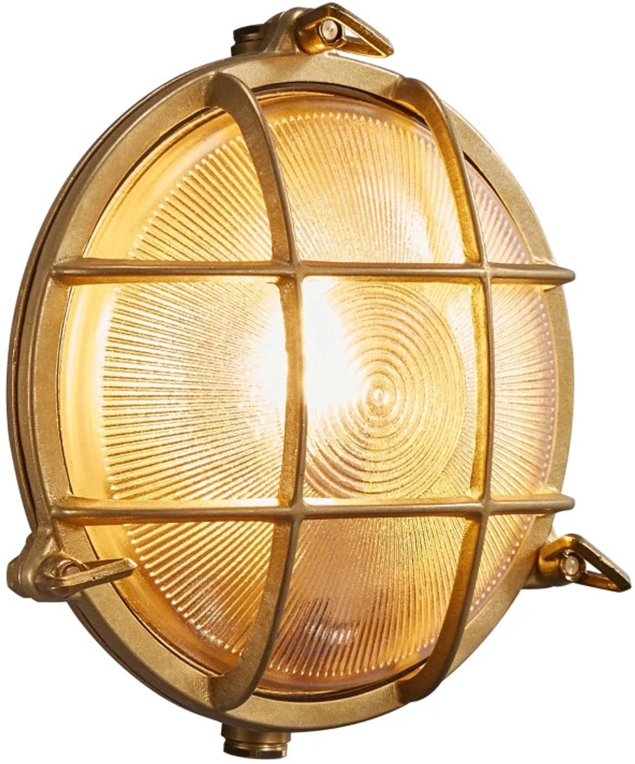 Nordlux Doos 3x Nordlux Polperro LED Wandlamp | 1x E27 Max 12.5W | ip44 | Dimbaar | Goud Messing