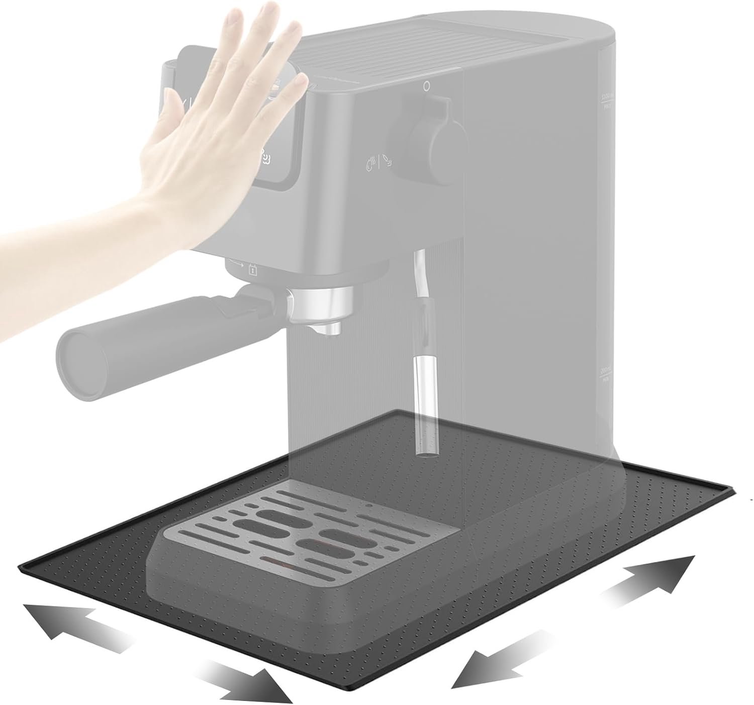 Silicoonlegger voor koffiemachine 48x30 cm