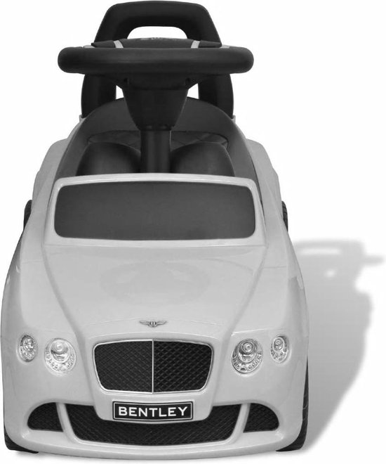 Loopauto Wit Bentley met Geluid Loop auto