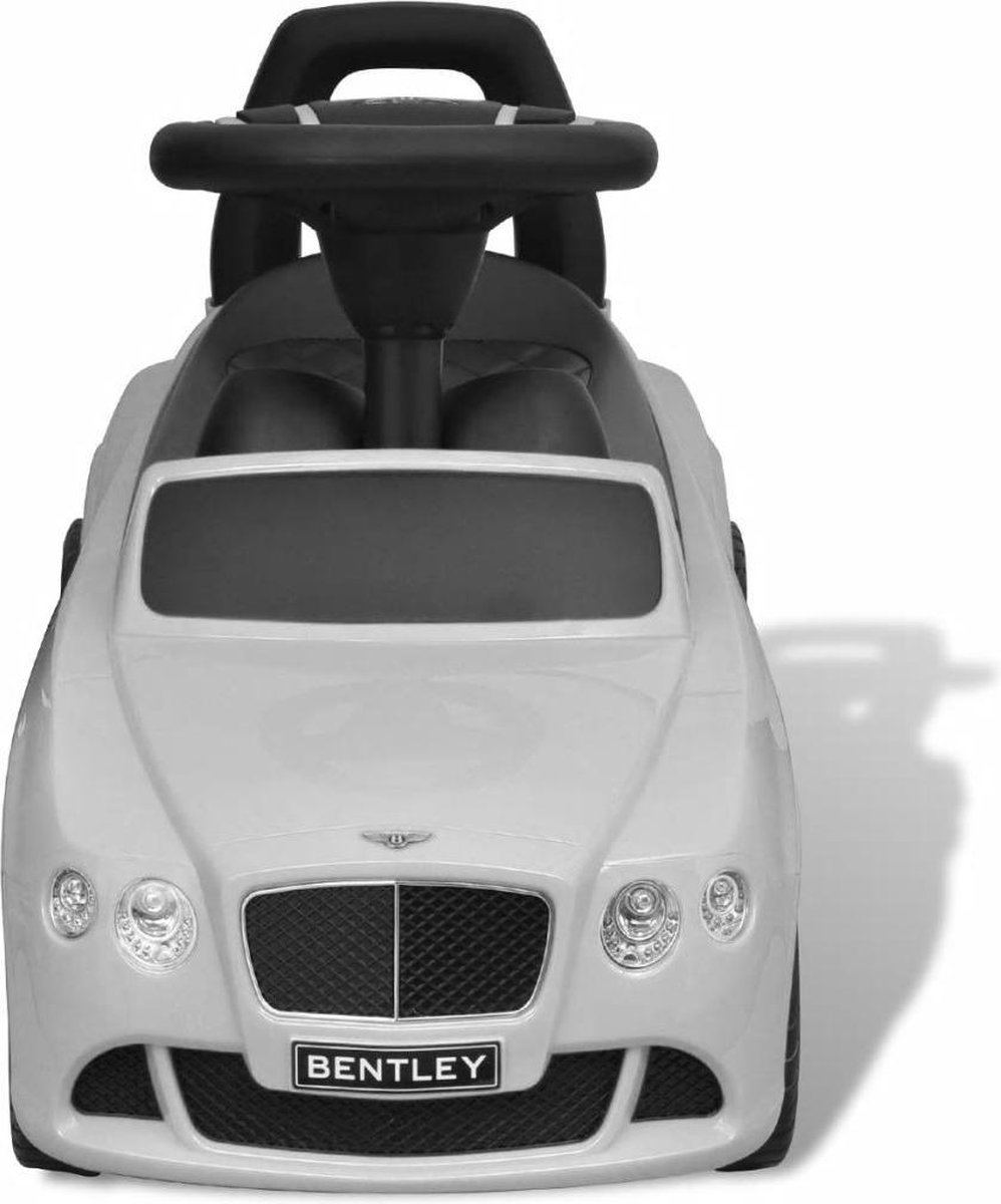 Loopauto Wit Bentley met Geluid Loop auto