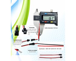 Kabel draad Connector - Terminal Wire Connector - set van 10 -JST- connector- kabel- led strip