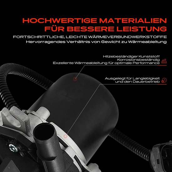 Secundaire luchtpomp, compatibel met 2015-2018 911 Secondary Air Injection Pump 2.0L L4 3.0L V6 GAS Vervanging # 9A160510477 1 stuks — afbeelding 3