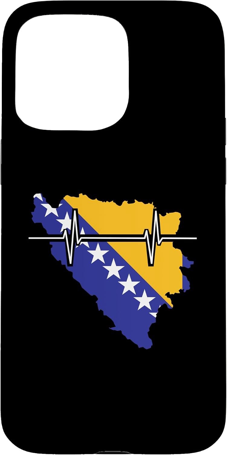 Huls voor iPhone 15 Pro Max met Bosnië vlag