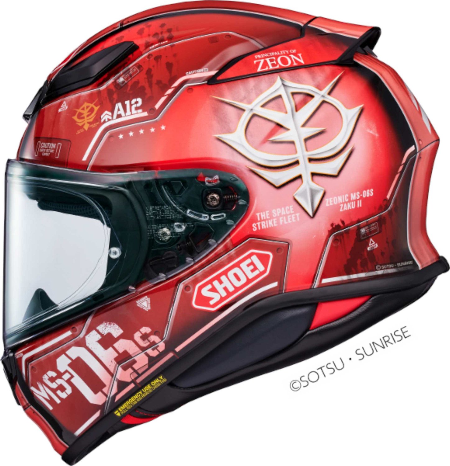 Shoei NXR2 Char's Zaku II Helm - Maat XL (61/62) - – foto 3