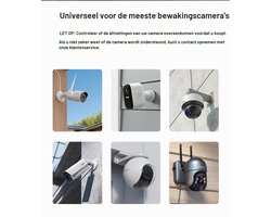 Bewakingscameraafdekking, regenbescherming/zonwering voor C500/C520WS, C320WS/325WB, compatibel met Dome/Bullet Outdoor CCTV-camera's, waterdicht en uv-bescherming, 29 x 20,5 x 15,7 cm