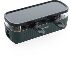 GreenPan Silhouette Connectable Gourmetstel - Gourmet voor 2 Personen - Verbind tot 6 Toestellen - PFAS-vrije Antiaanbaklaag - Donker groen