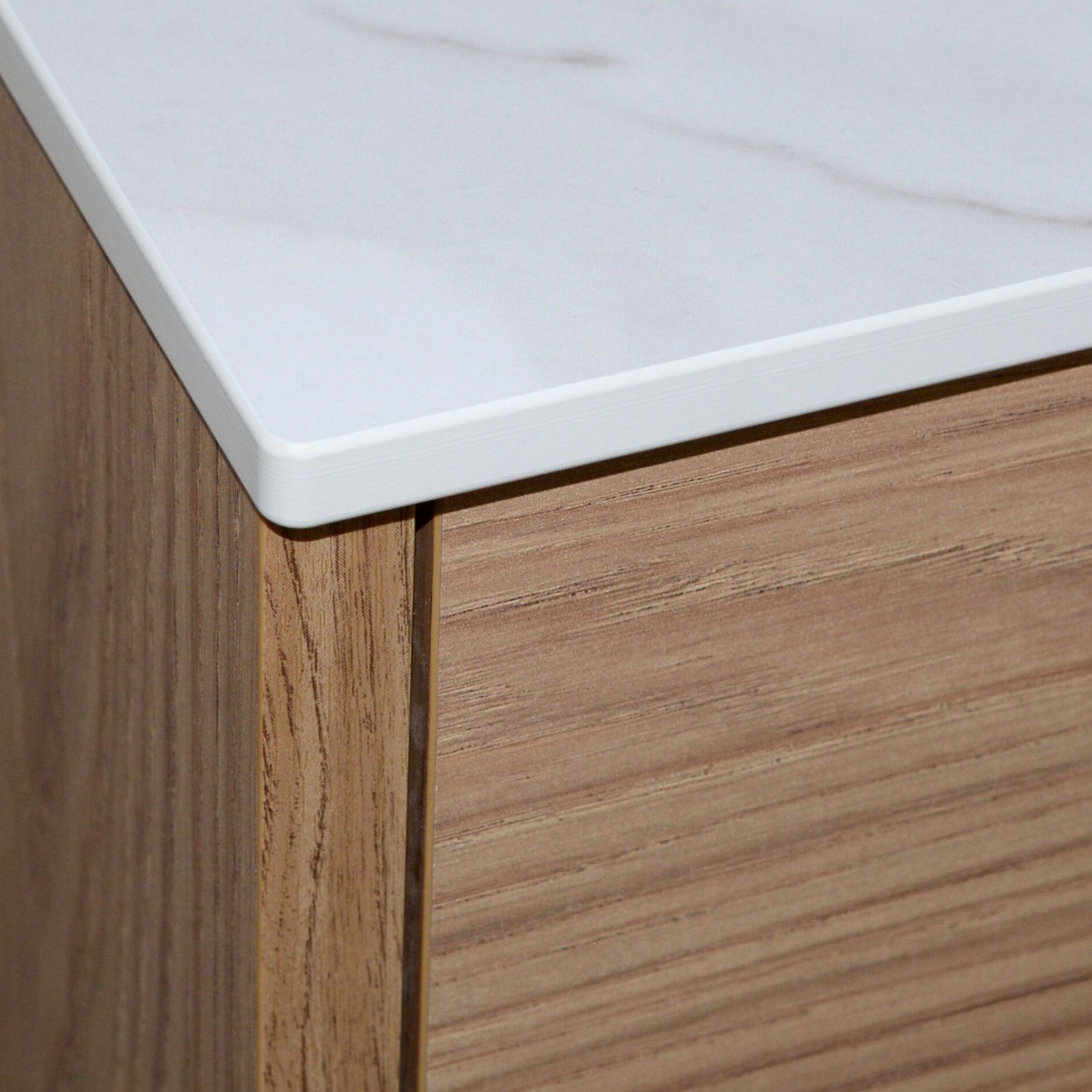KOLM - HPL-wastafelblad - Calacatta Olympus - 45 × 40 cm - 12 mm