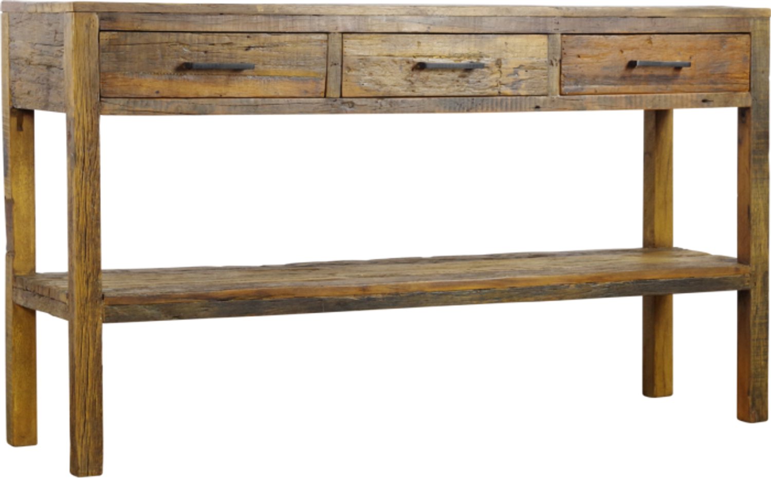 Meubelplaats Sidetable Brent gerecycled hout naturel - 150 x 40 x 85 cm
