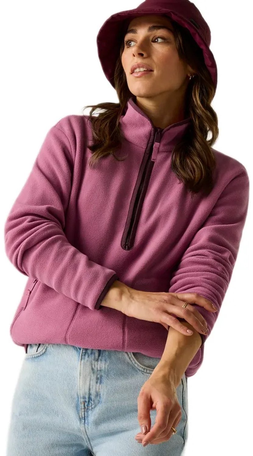Regatta Frankie Fleece Met Halve Rits Vrouw Violet Ice / Fig
