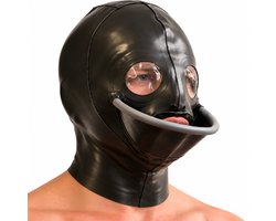 Latex rubberen masker - Trechter - Plas seks - BDSM - Maat S, L en M.