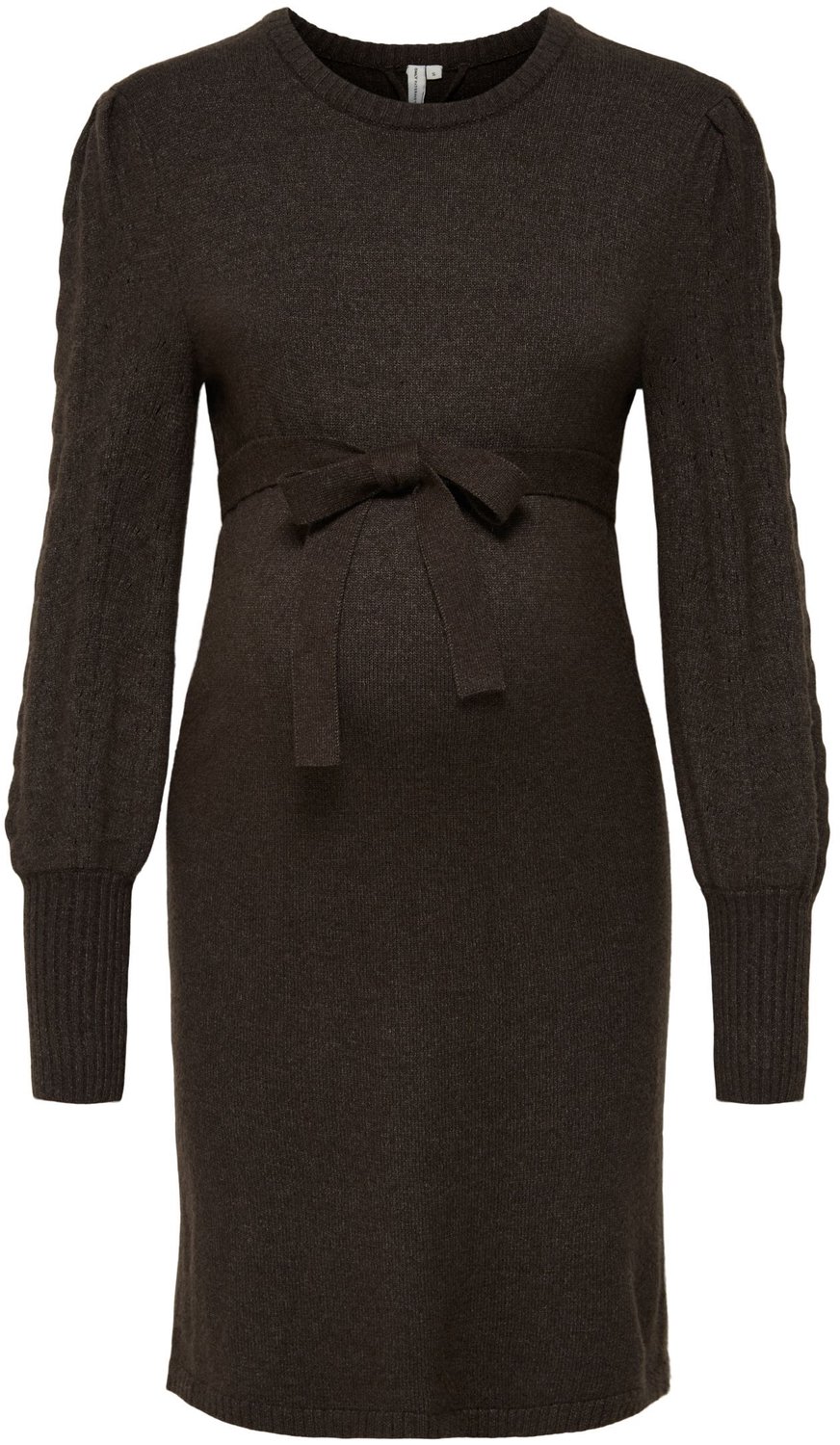 Only MATERNITY Gebreide jurk OLMMATTI Korte jurk chocolate torte 1