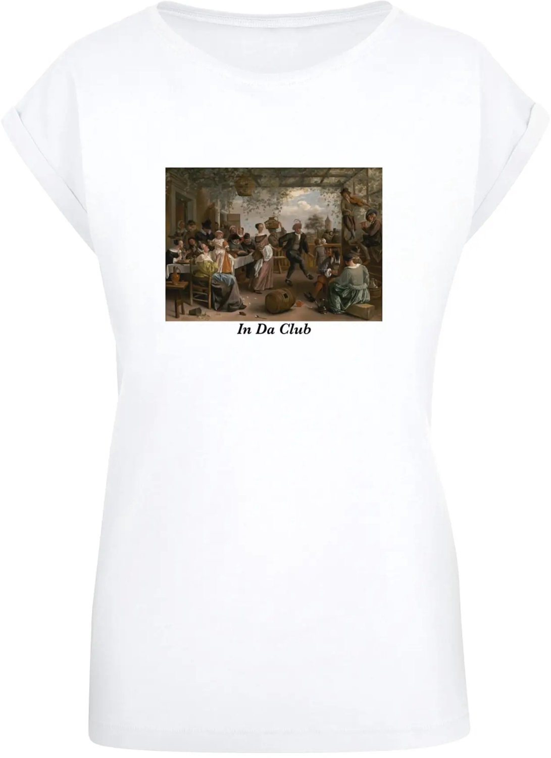 T-shirt dames Mister Tee Club New Wit
