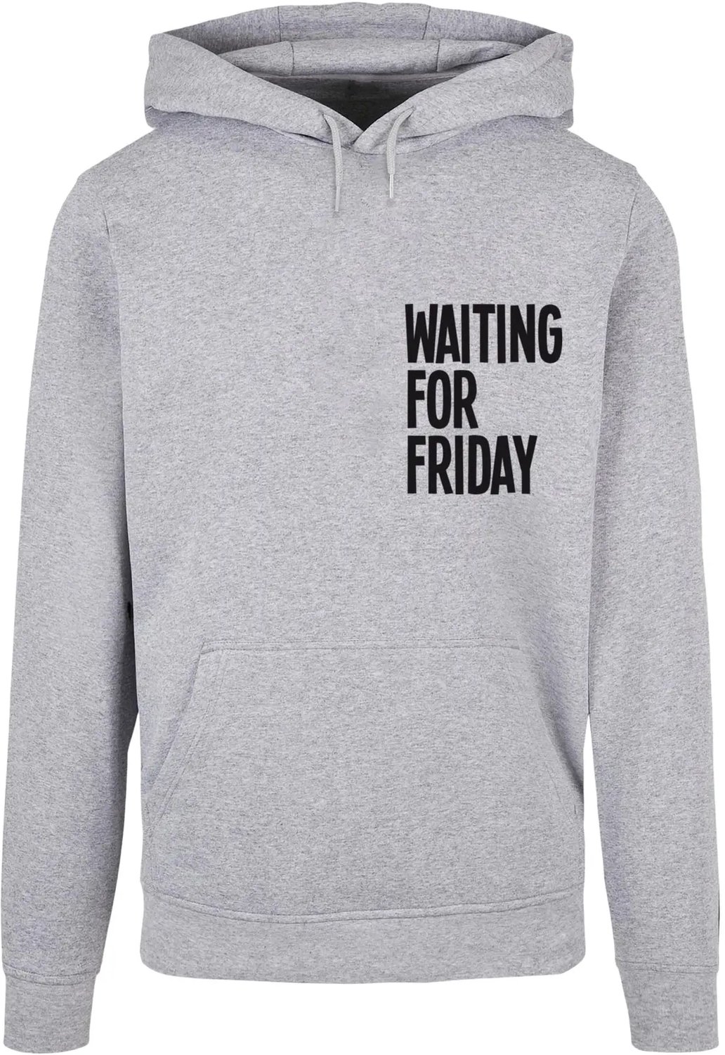 Hoodie Mister Tee Waiting For Friday Basic Heidegrijs